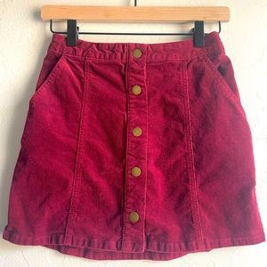 Altar'd State corduroy skirt